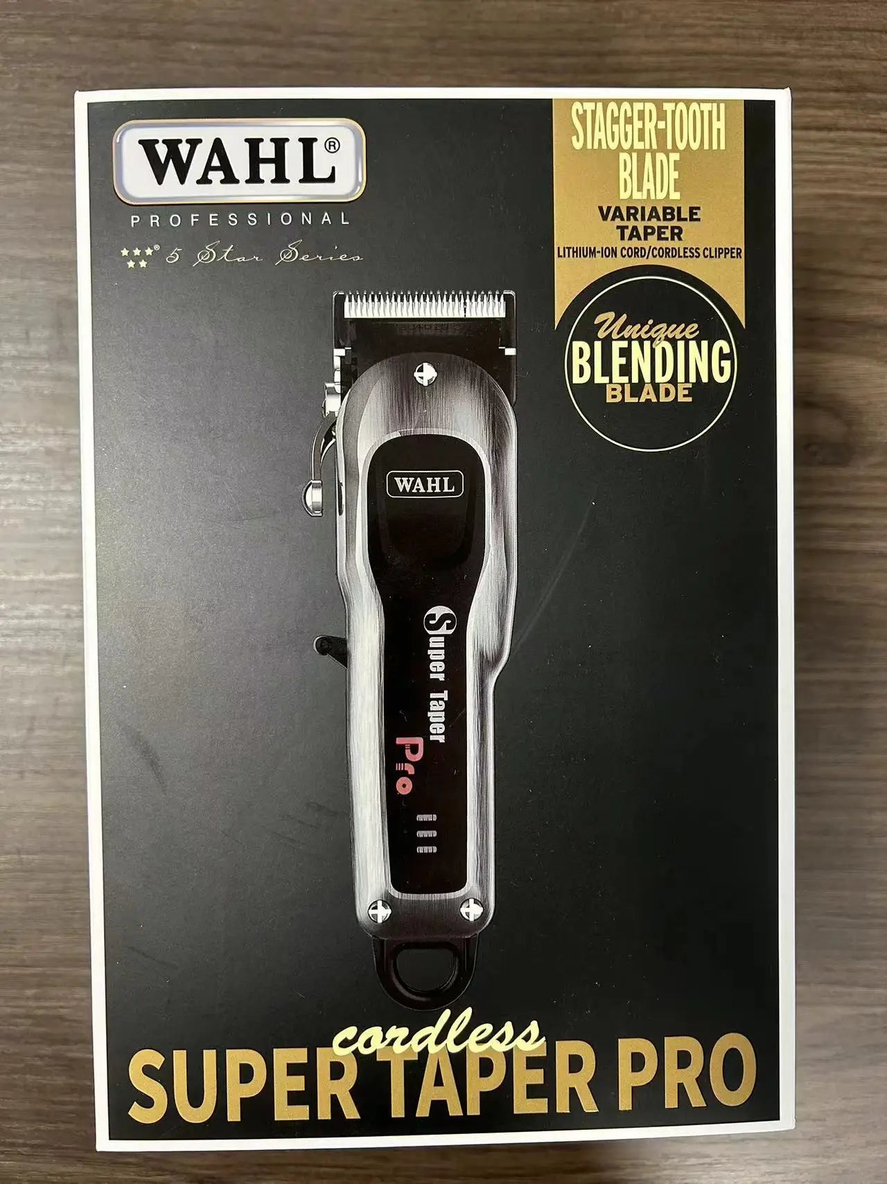 Original  Wahl Hair Clipper for Barbers, 5-Star Series, Cordless Hair Clipper, Magic Clip  & Detaliers & Vanish