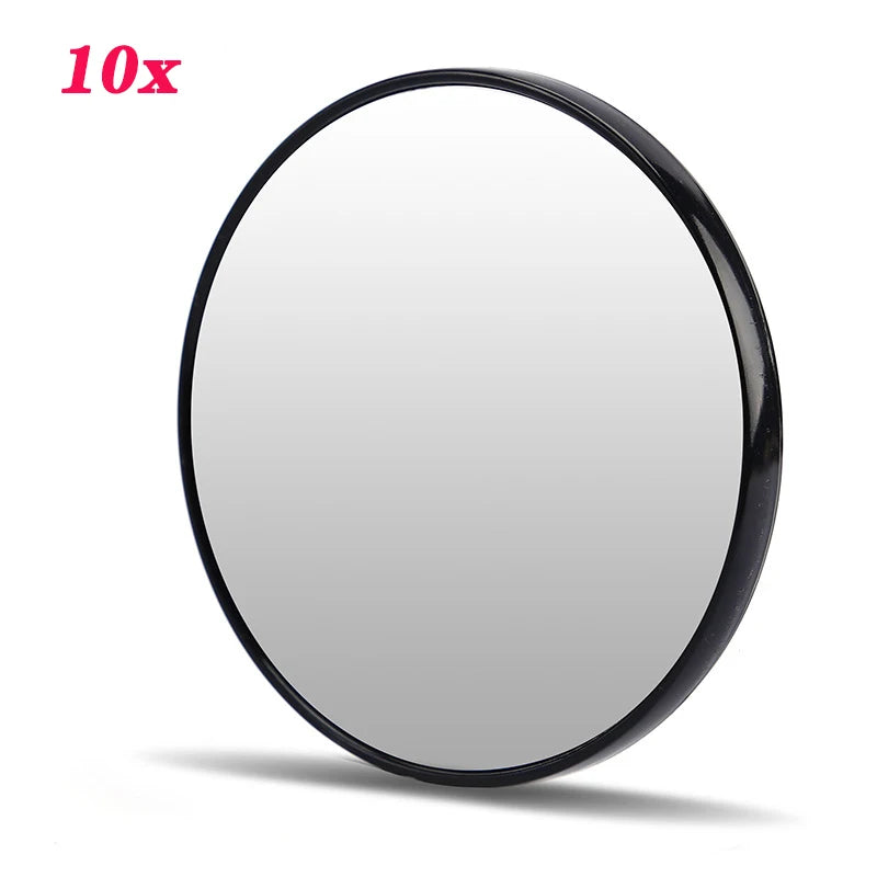 5X/10X/15X Magnifying Mirror with Suction Cup Round Cosmetics Makeup Mirror Shaving Bedroom Compact Magnification Vanity Mirrors