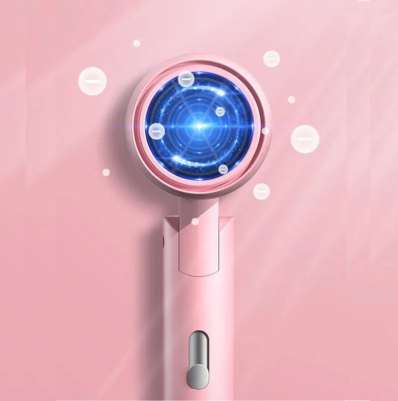 MIni Folding Hairdryer 750W with Carrying Bag Hot Air Anion Hair Care Travel Hair Dryer Dormitory Blow Drier 220V-240V