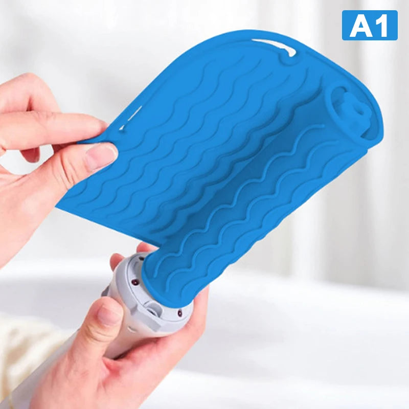 1pcs Insulation Pad Multifunctional Heat Resistant Pad Insulation Mat For Hair Straightener Heat Curling Stick Curler Flat Irons