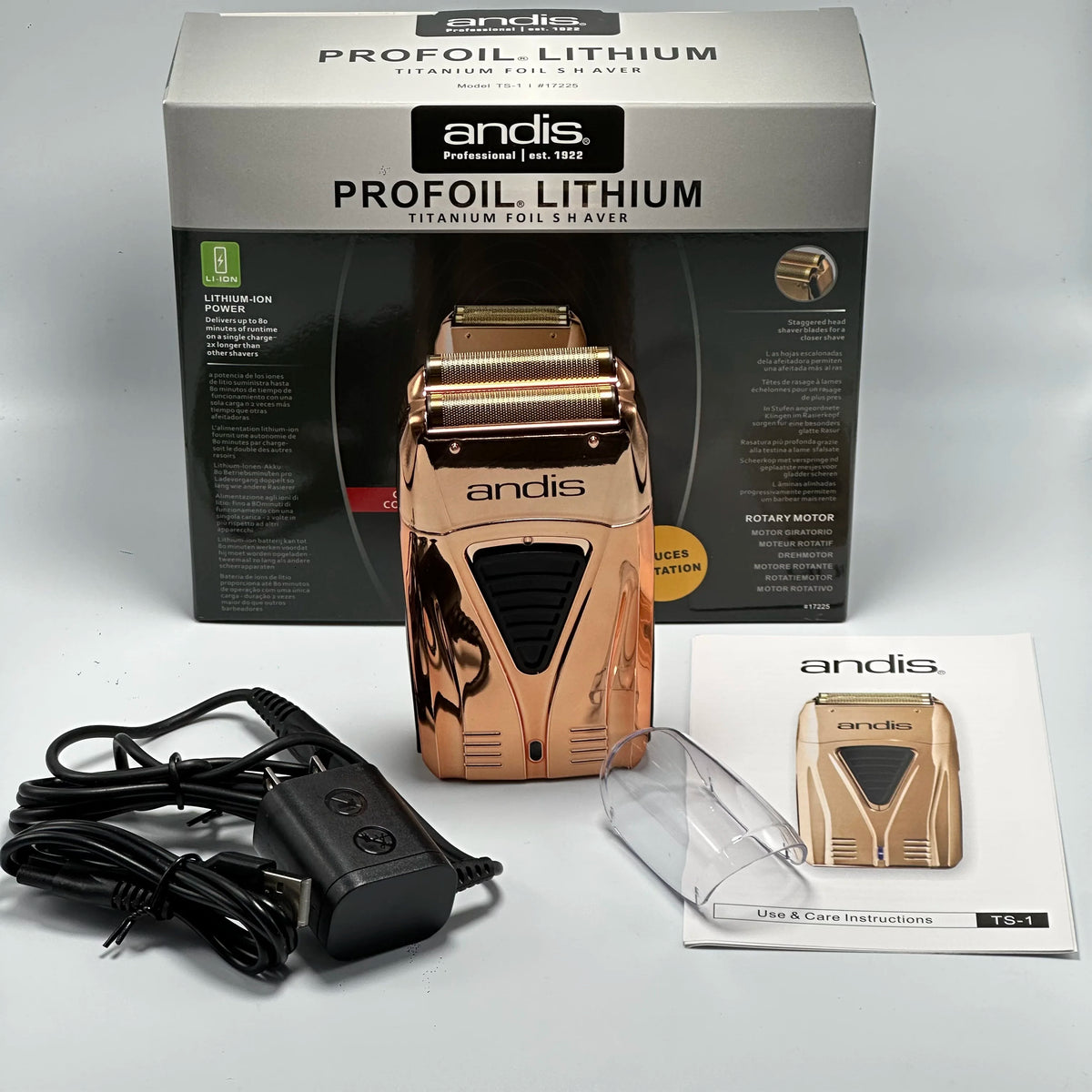 Original Profoil Lithium Plus Barber Hair Cleaning Electric Shaver For Men Beard Stubble Razor Bald Shaving Machine