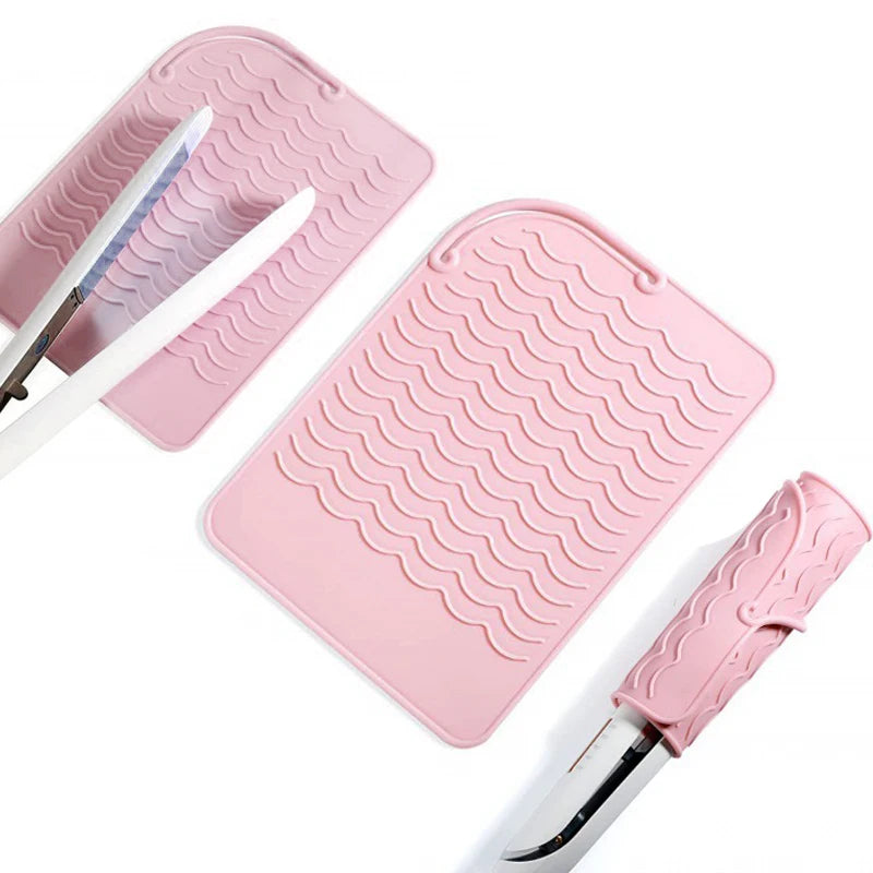 Hair Tools Curling Iron Heat Insulation Sleeve Flat Hair Straightener Silicone Insulation Pad Hair Salon Electric Splint Anti-sl