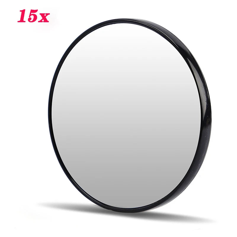 5X/10X/15X Magnifying Mirror with Suction Cup Round Cosmetics Makeup Mirror Shaving Bedroom Compact Magnification Vanity Mirrors