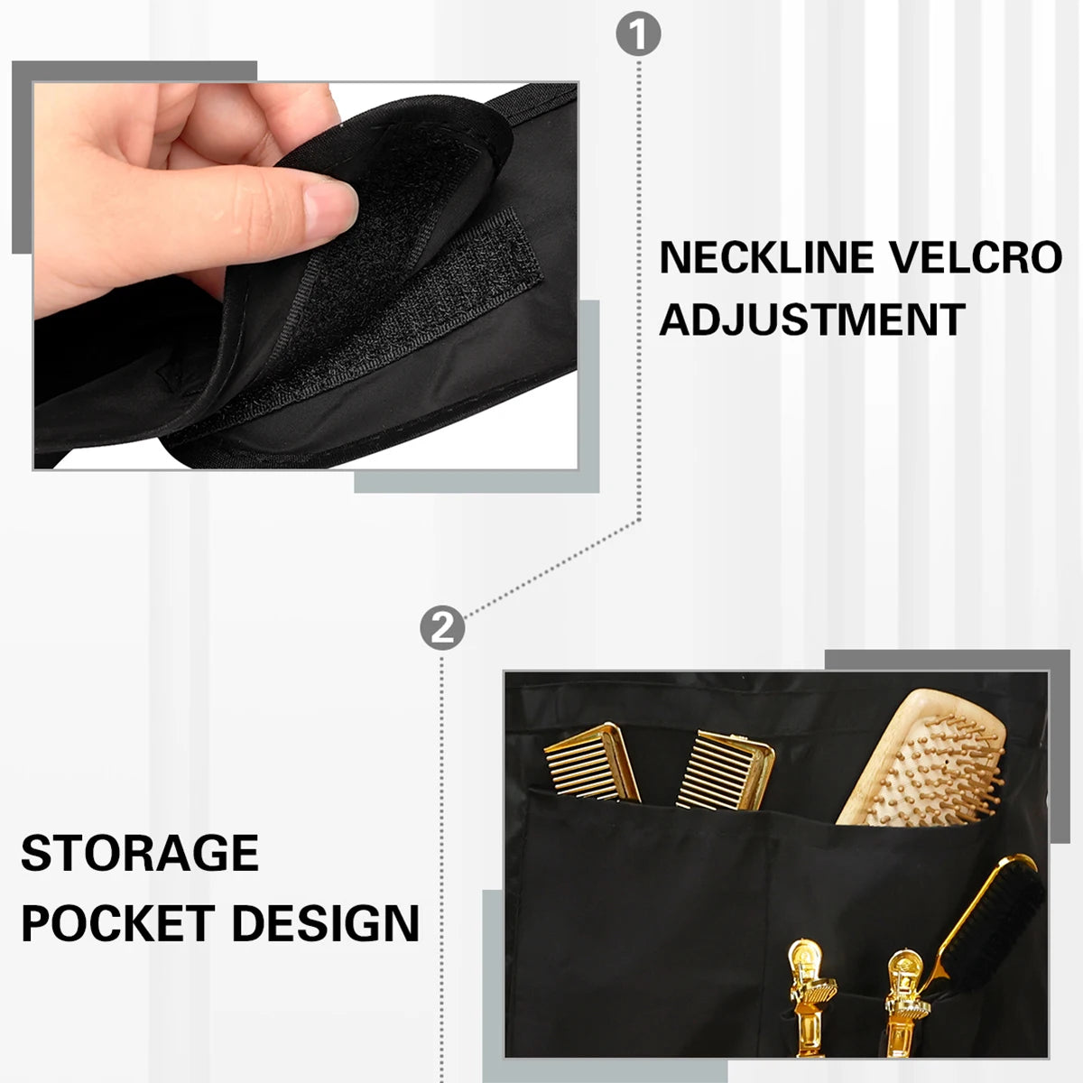 Salon Apron Hair Stylist Hairdressing Cape Barber Shop Waterproof Hair Cutting Cloth Hairdresser Hair Dyeing Cape
