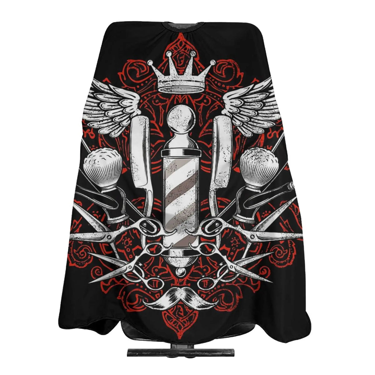 Barber Black Haircut Cloth Hairdresser Apron Hair Cut Cape Hairdress Gown Hairdressing Coat Barbershop Salon Accessory