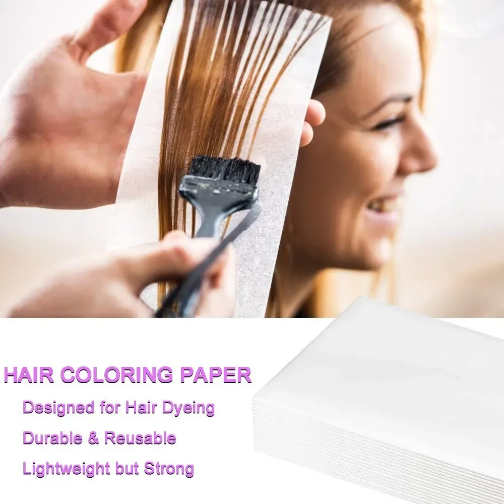 New 110Pcs\Set Professional Thicken Perm Paper Curl Hair Hair Curler Dye Foil for Highlighting Hairdressing Salon Styling Tools