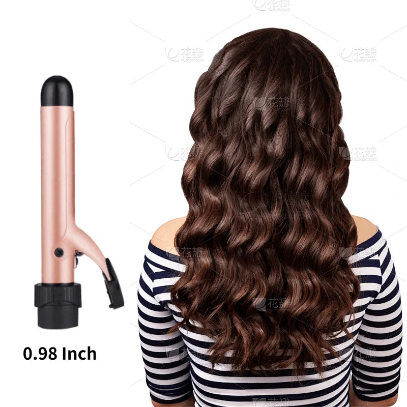 Customizable Electric Curling Iron Hair Tools Professional Roller Curls Wand Fast Heating Up  Curling Iron for All Hair Types
