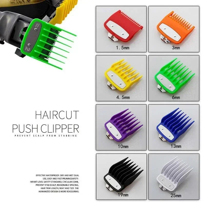 8/10PC Professional Universal Hair Clipper Limit Guide Comb For Wahl Trimmer Cutting Guide Comb Haircut Tools Barber Accessories