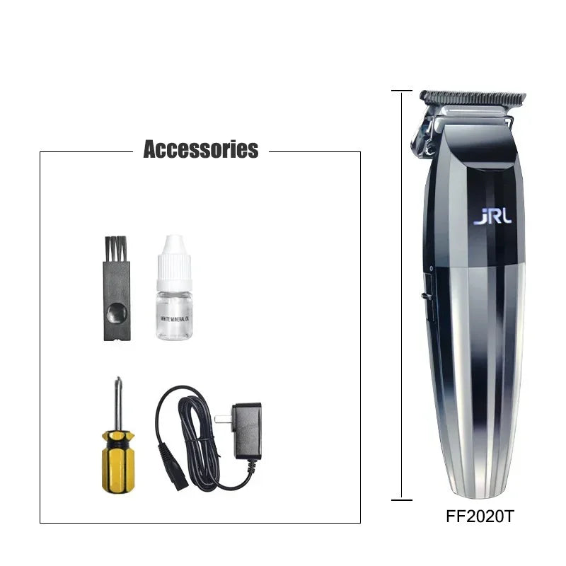 100% Original JRL Clippers for men,2020C Clipper Cool Blade Technology for Men's Grooming - Rechargeable Clippers LCD Display