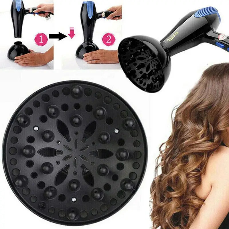 New Universal Hair Diffuser Adaptable For Blow Dryers With Design Curly Hair Large Wind Hairdressing Salon Supply Styling Tool