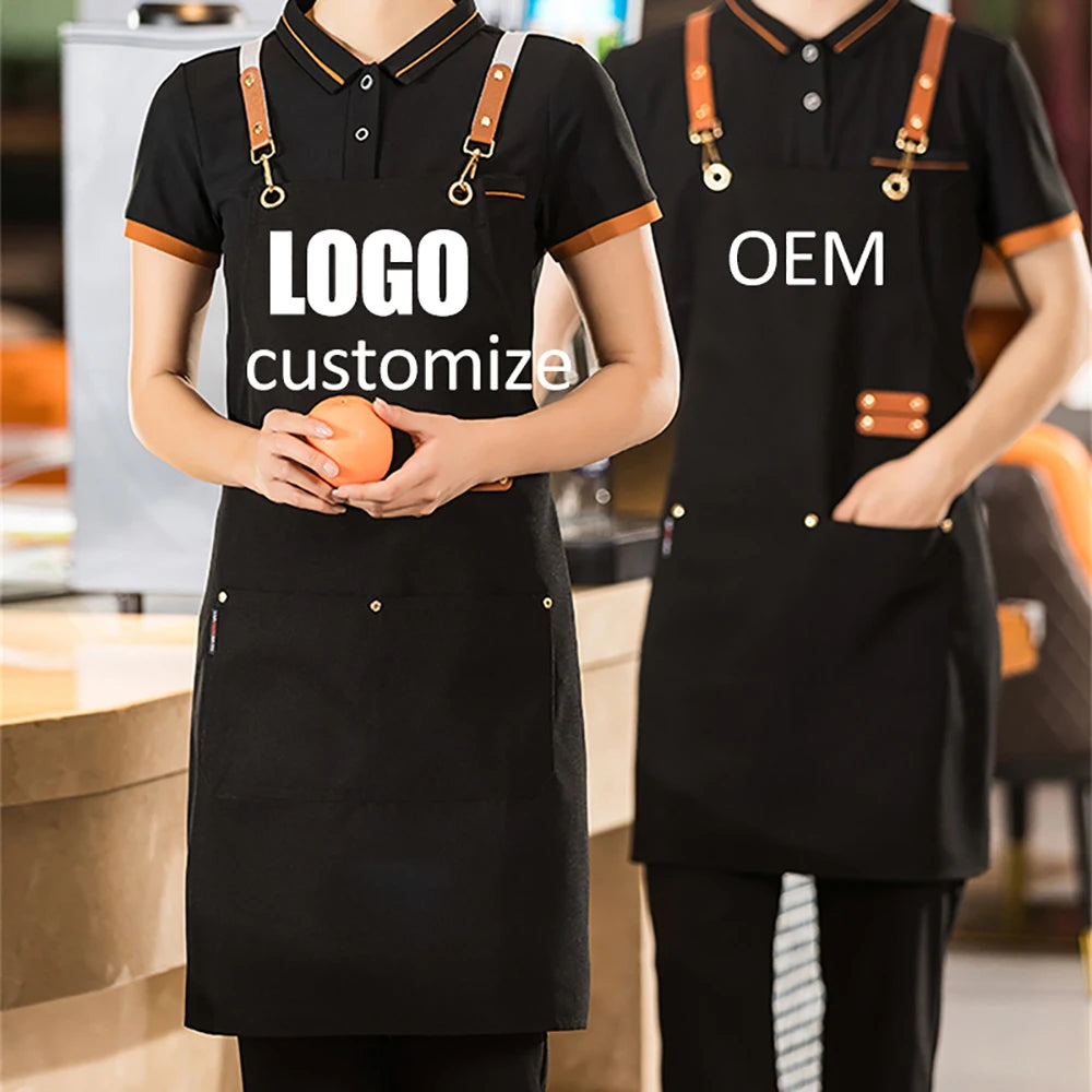 Apron Custom Logo Fee For Print Logo Apron Hairdresser Barber