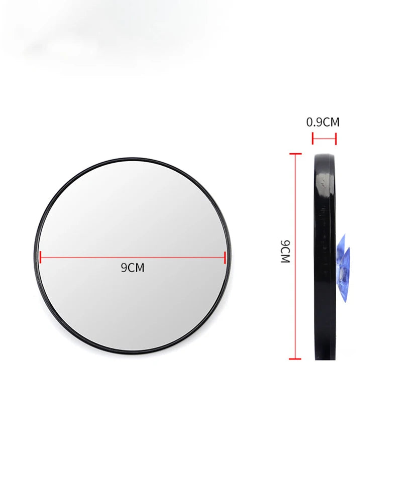 5X/10X/15X Magnifying Mirror with Suction Cup Round Cosmetics Makeup Mirror Shaving Bedroom Compact Magnification Vanity Mirrors