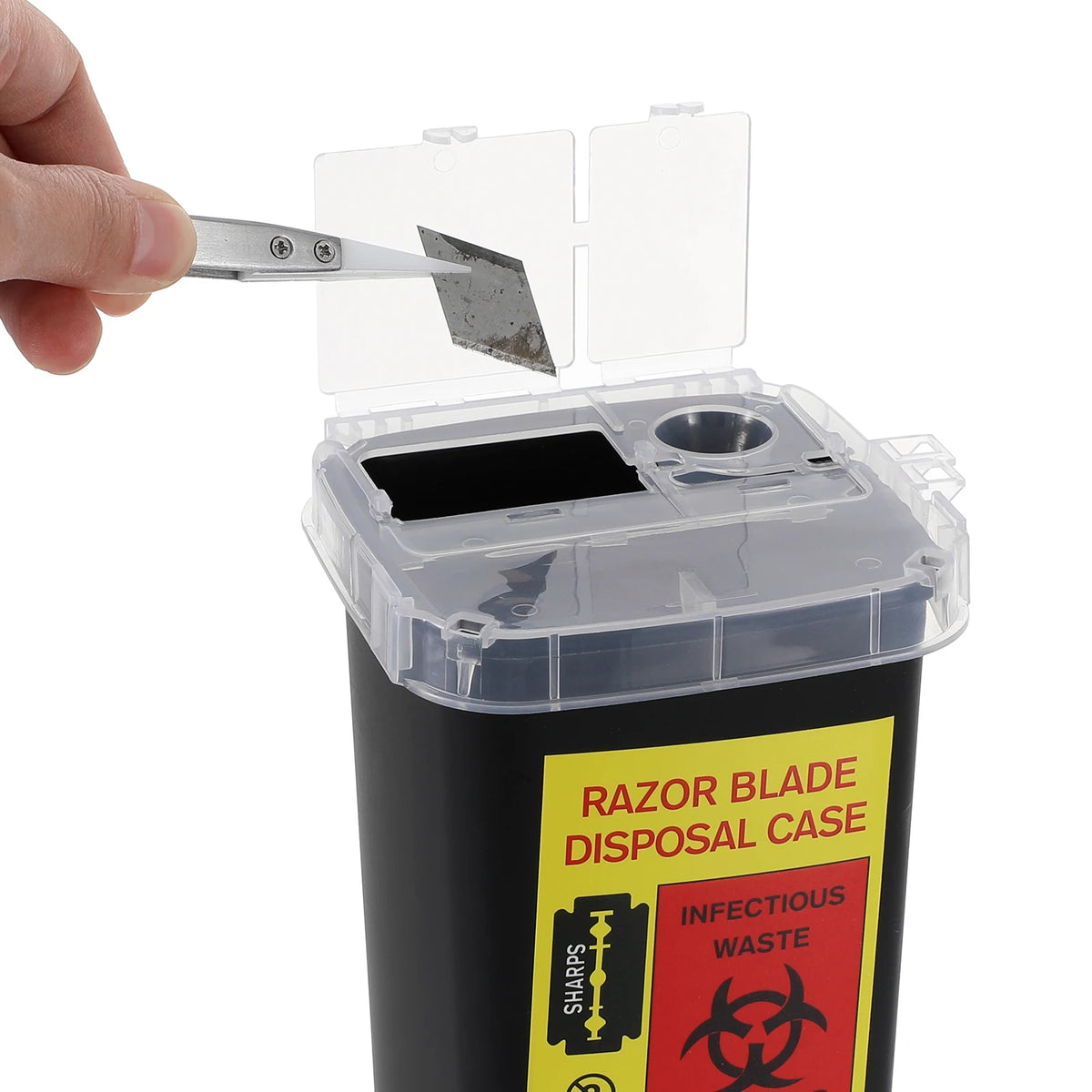 Blades Dispenser Disposable Storage Case Barbershop Salon Recycling Box Cutter Container Barber Blade Box Safe Storage Box