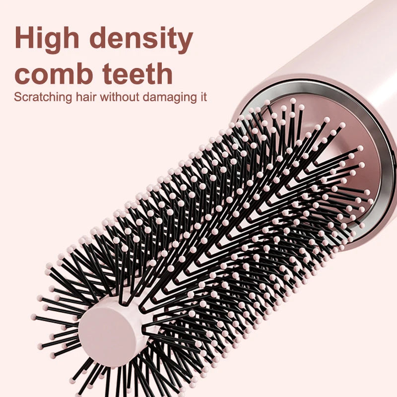 Round Curly Hair Brush Portable Telescopic Curling Hairdressing Comb Integrated For Blow Dryer Salon Beauty Hair Styling Tool
