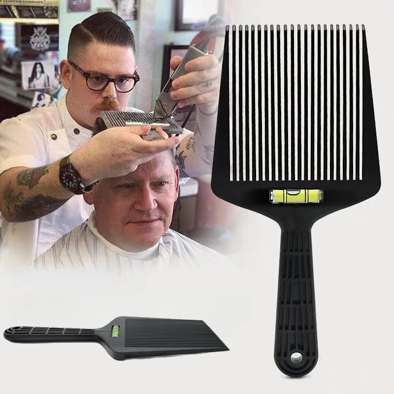 Flat Top Comb Barber Salon Oil Hair Cutting Angle Adjustment Large Teeth Comb Styling Hair Brushes Hairdressers Tools
