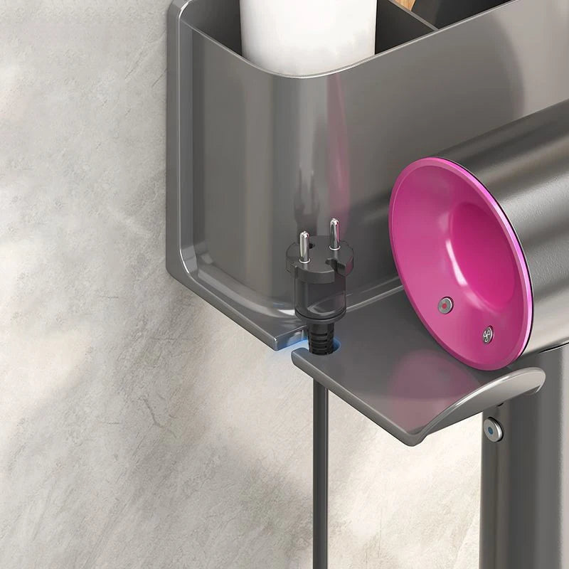 New Hair Dryer Holder Hair Straightener Stand Nail Free Shelves For Wall Storage Rack Shelf