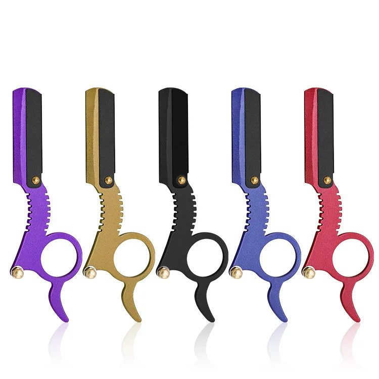 Barber Shaver Beauty Shaver Old Hair Retro Shaving scraper Blade holder blade ring manual razors for shaving men