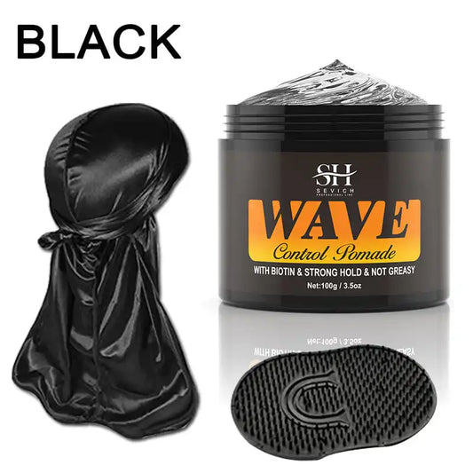 Edge Control Hair Gel Wavy Frizz Control Gelatin For Curly Hair Anti-Hair Loss Pomade Hair Styling Nourishing Wax For Hair Man