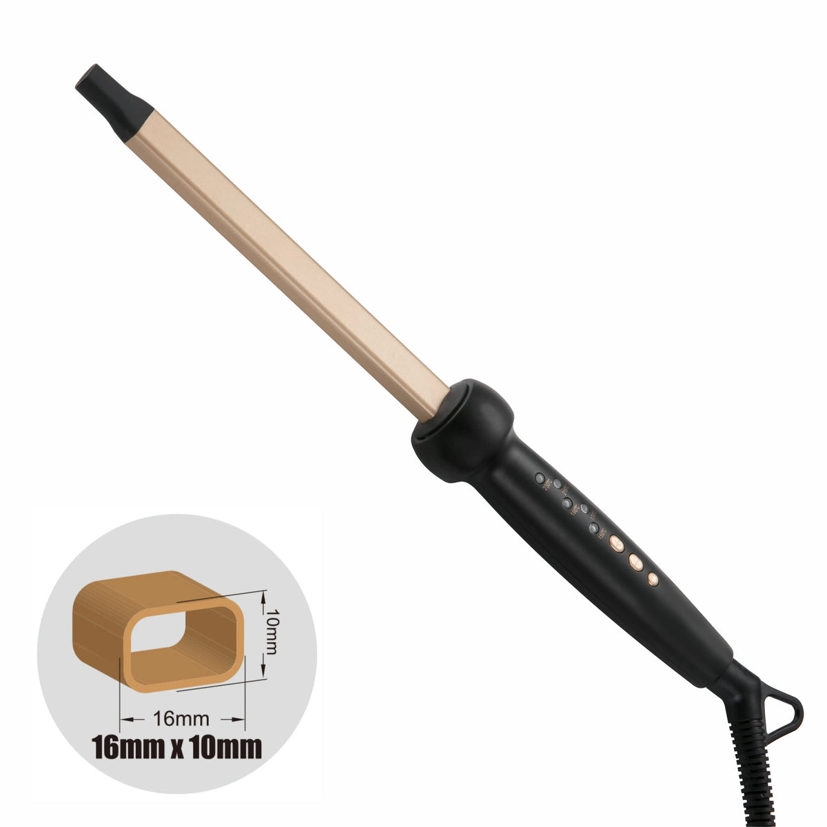 9mm Super Slim MCH Tight Curls  Chopstick Wand Ringlet Afro Hair Curler Curling Iron