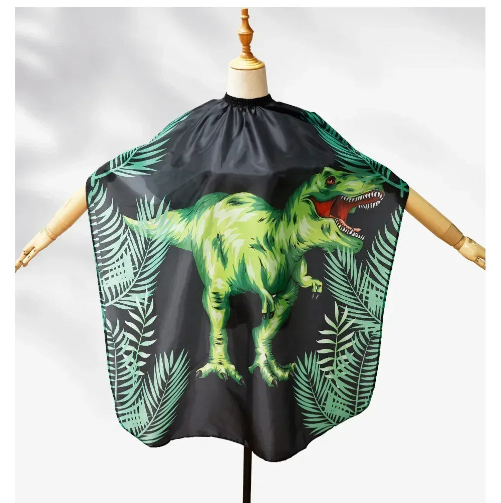 Kids Hair Cutting Cape Gown Hairdresser Barber Apron Hairdressing Children Girls Boys Hair Cut Cloak Polyester Cover