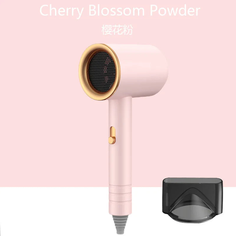 Hair Dryer Quick-Drying Low-Noise Electric Hairbrush Professional Blue Light Negative Ion Collagen Hair Care Dryer