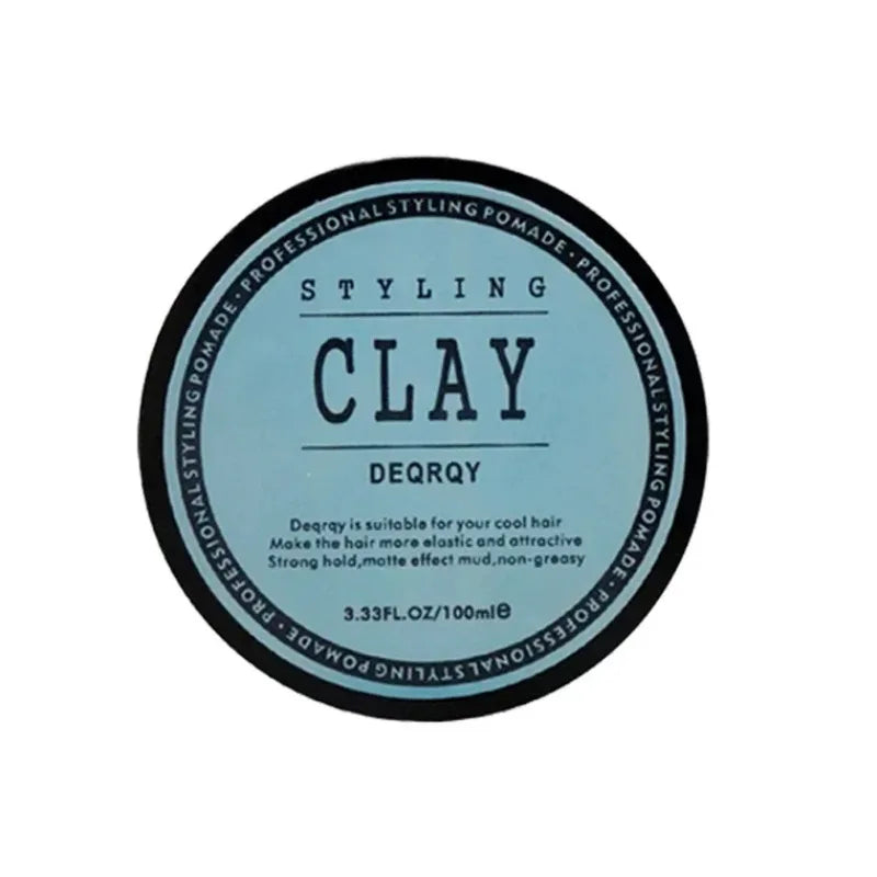 Fashion Matte Finished Styling Clay Daily Use Mens Hair Clay High Strong Hold Low Shine Hair Styling Wax Creme Hair Care