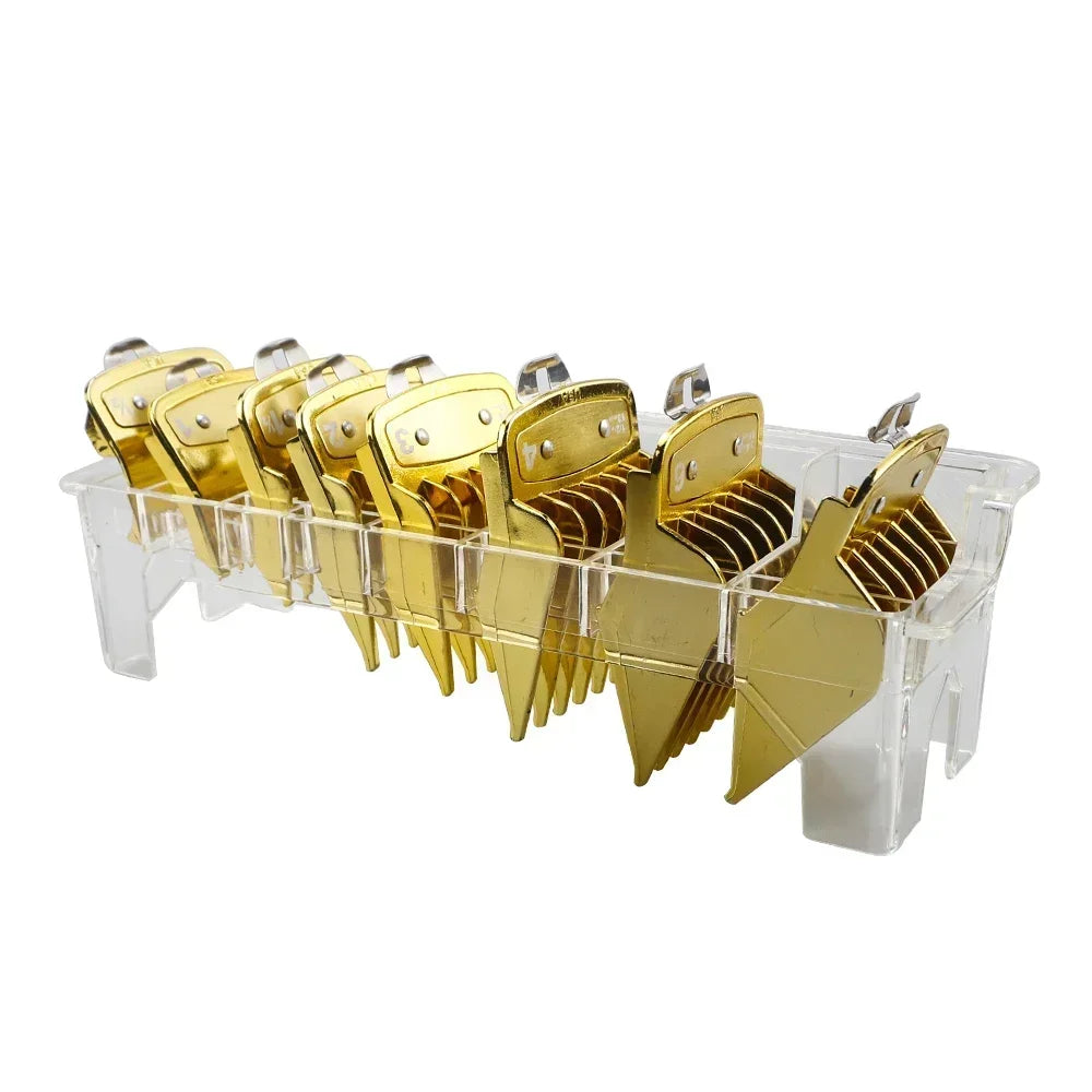 8/10PC Professional Universal Hair Clipper Limit Guide Comb For Wahl Trimmer Cutting Guide Comb Haircut Tools Barber Accessories