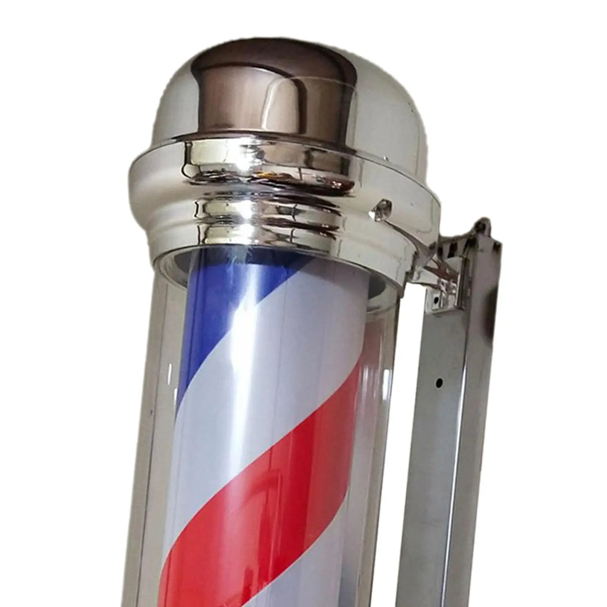 Waterproof Barber Pole LED Light Rotating Hair Salon Shop Sign Stripes for Indoor