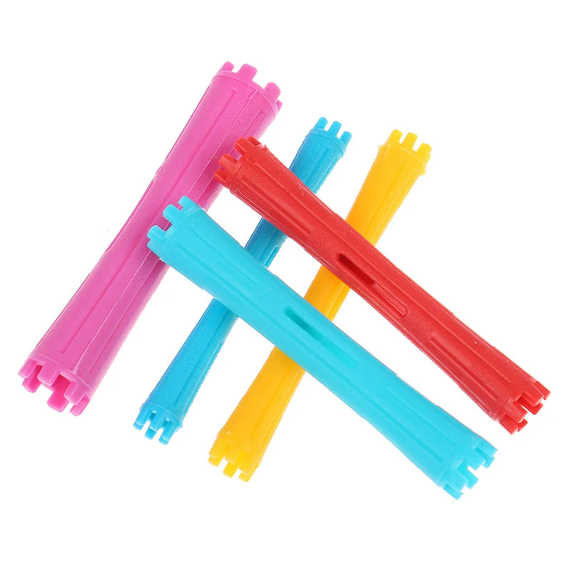 8/10pcs Perm Rods Hair Rollers Hair Cold Wave Rods Hair Curler Home Hair Rollers Hairdressing DIY Tool For Women Long Short Hair
