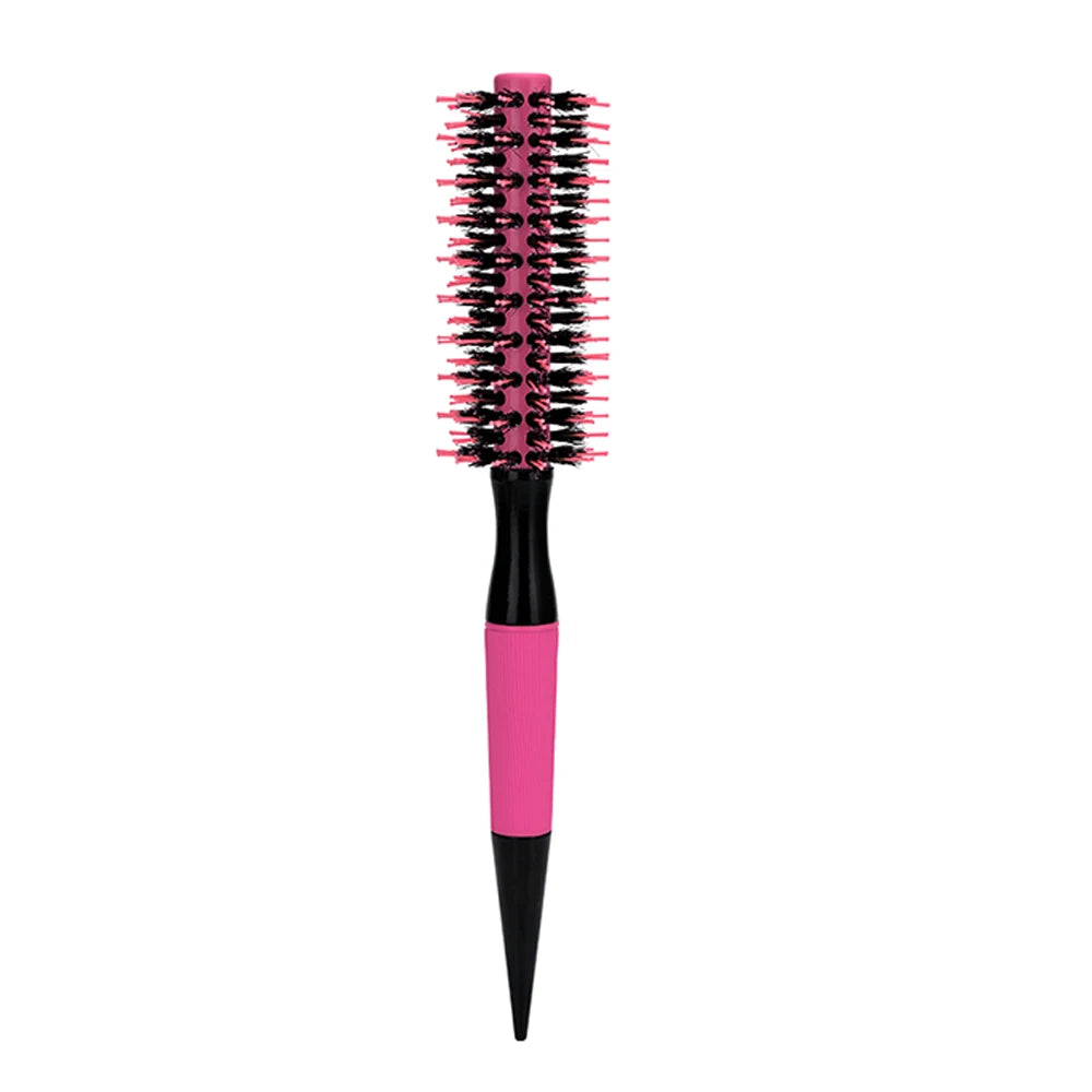 Round Tube Curly Hairs Rollers Hair Comb for Barber Salon Hair Brush Styling Hairbrush Hairdressing Combs Tools