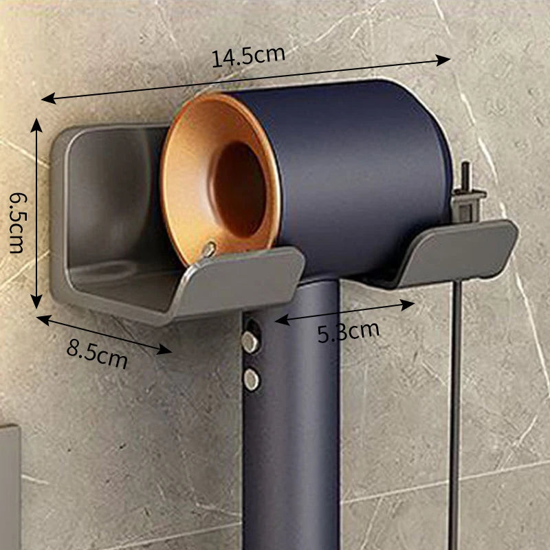 Hair Dryer Cradle Wall Shelves Hair Dryer Holder Hairdryer Organizer Box Blower Holder Shelf