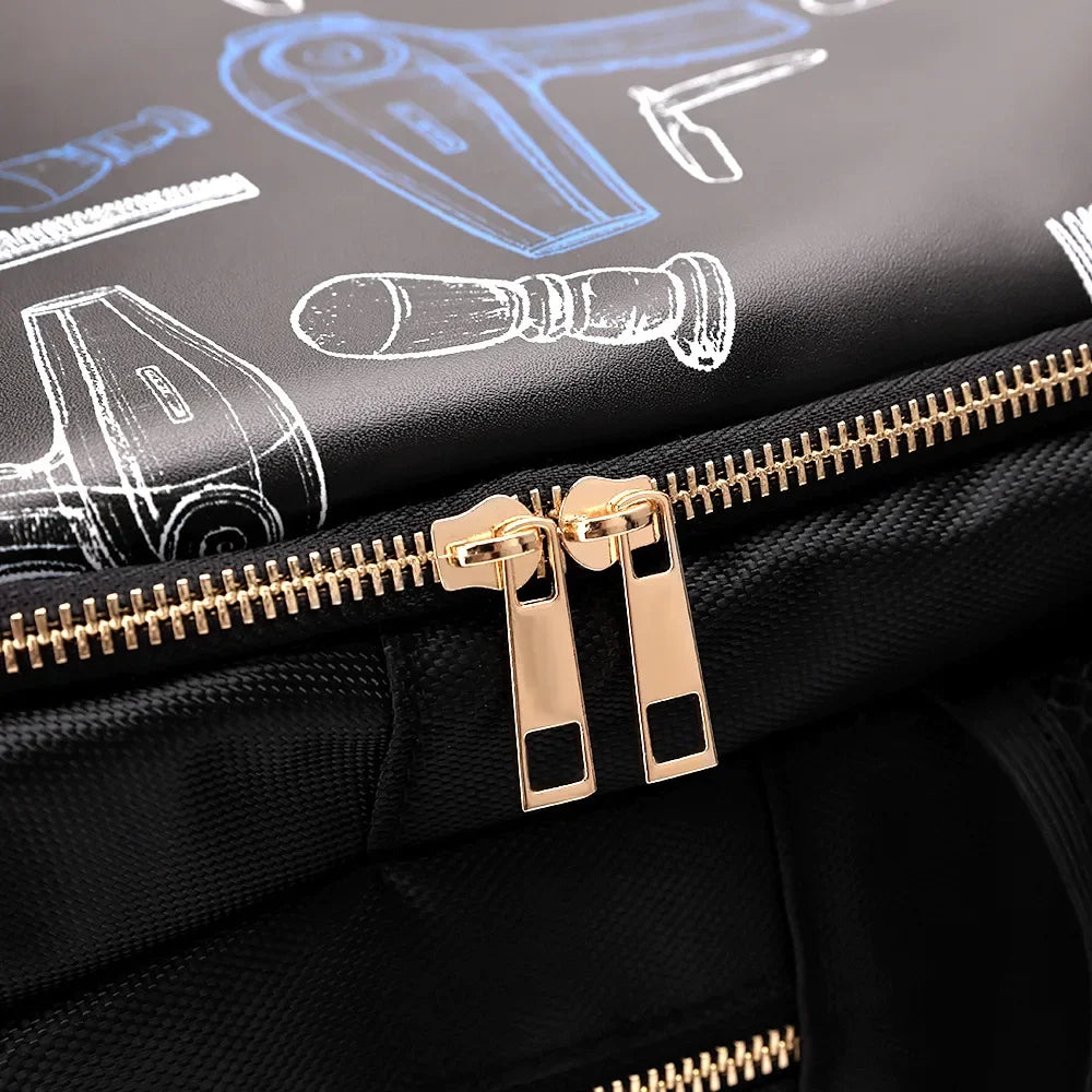 Barber Lights Salon Hairdresser Makeup Backpack Professional Large Capacity Multifunctional Portable Hairdressing Travel Bags