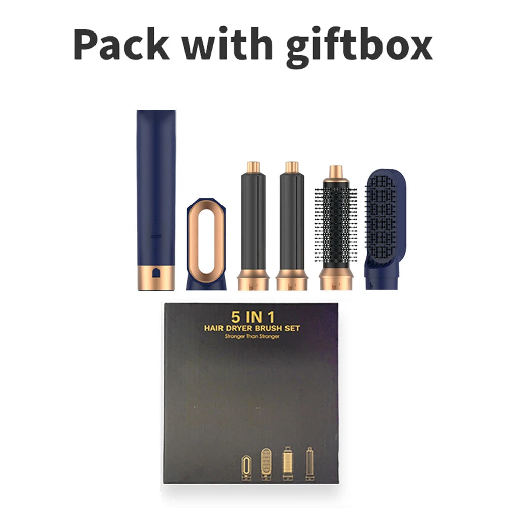 Hair Dryer Multi 5 In1 Hair Styler Curling Iron Hair Straightener With Hair Brush Hairdryer For Hair Dryer Hair Multi Styler