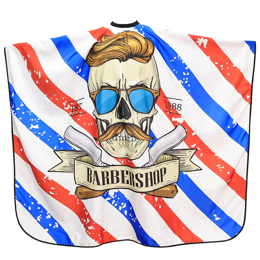 Barber Apron Classics Hair Cut Cape Hairdresser Hairdress Gown Cape Hair Salon Hair Cutting Antistatic Hair Profiling Tools