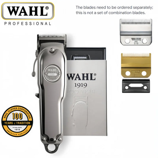 Original WAHL 1919 100 Years of Tradition Limited Edition Cordless Senior Clipper  for Men Barber Cutting Machine clippers