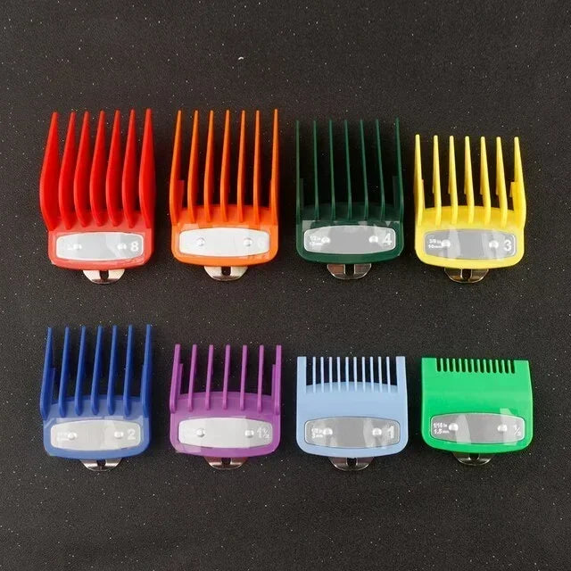 8/10PC Professional Universal Hair Clipper Limit Guide Comb For Wahl Trimmer Cutting Guide Comb Haircut Tools Barber Accessories