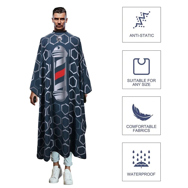 Hair Salon Aprons For Barber Barbershop Hair Cutting Cape Hairdressing Cloth Hairdresser Haircut Apron Pro Stylist Supplies