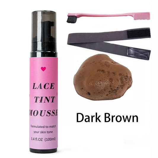 Lace tint Mousee for lace front wigs lace tint mouse and lace melt wig glue for wig Hair gel Wig Glue Waterproof Lace GluE