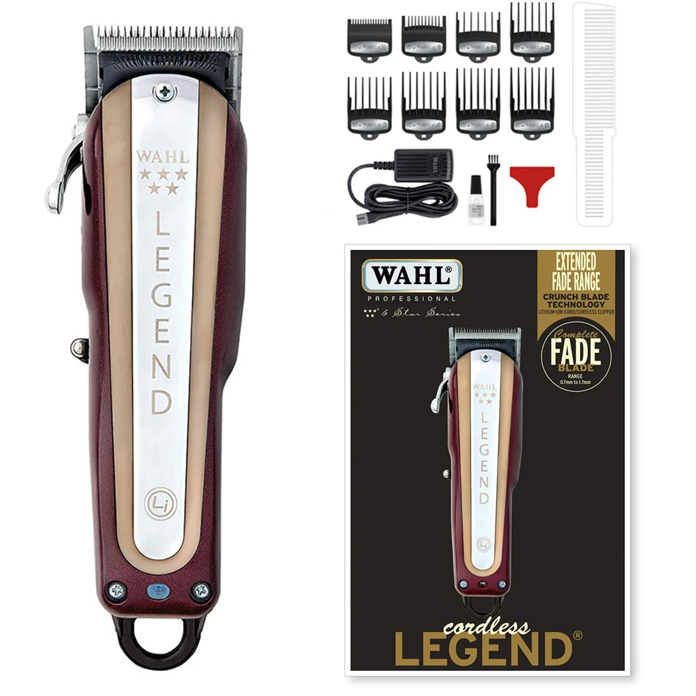 Wahl 5 Star Series 8148 Magic Clip Professional Barber Cordless Hair Clipper&Hair Trimmer&Foil Shaver For Barbers and Stylists