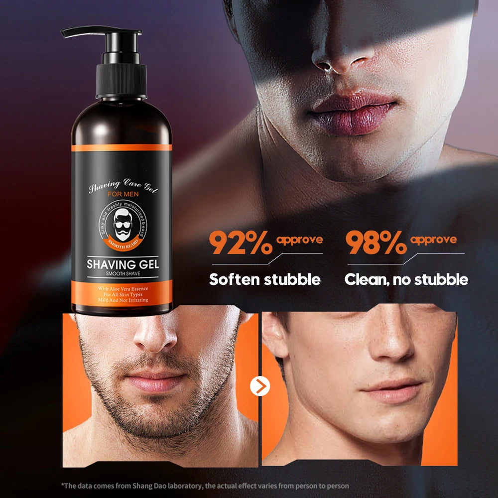 210g Men's Shaving Cream Shaving Soap Foaming Lather Natural Beard Professional Conditioner Razor Barber Salon Tool