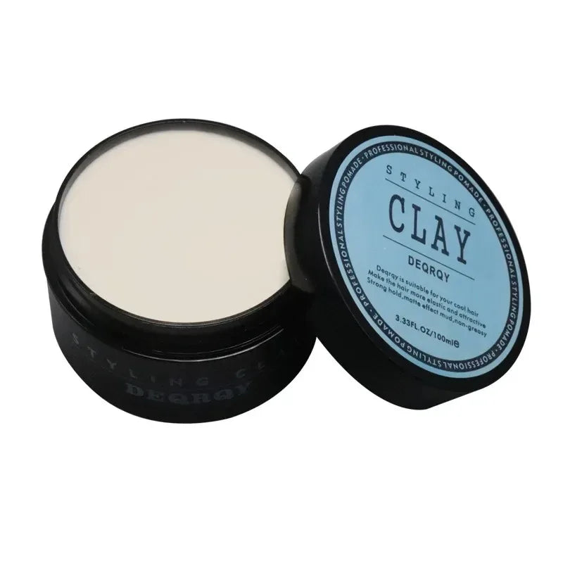 Fashion Matte Finished Styling Clay Daily Use Mens Hair Clay High Strong Hold Low Shine Hair Styling Wax Creme Hair Care