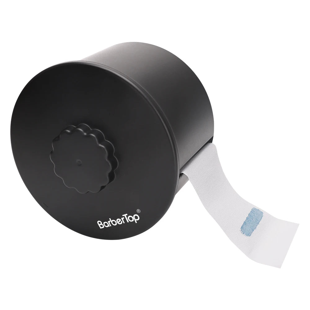 Barbershop Disposable Neck Strip Paper Torage Box Dispenser Barber Tissue Collar Tape Sneck Strip Container Barber Supplies ﻿