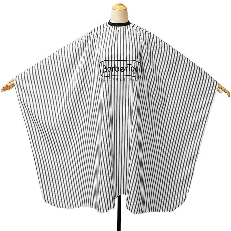 Barber Black Haircut Cloth Hairdresser Apron Hair Cut Cape Hairdress Gown Hairdressing Coat Barbershop Salon Accessory