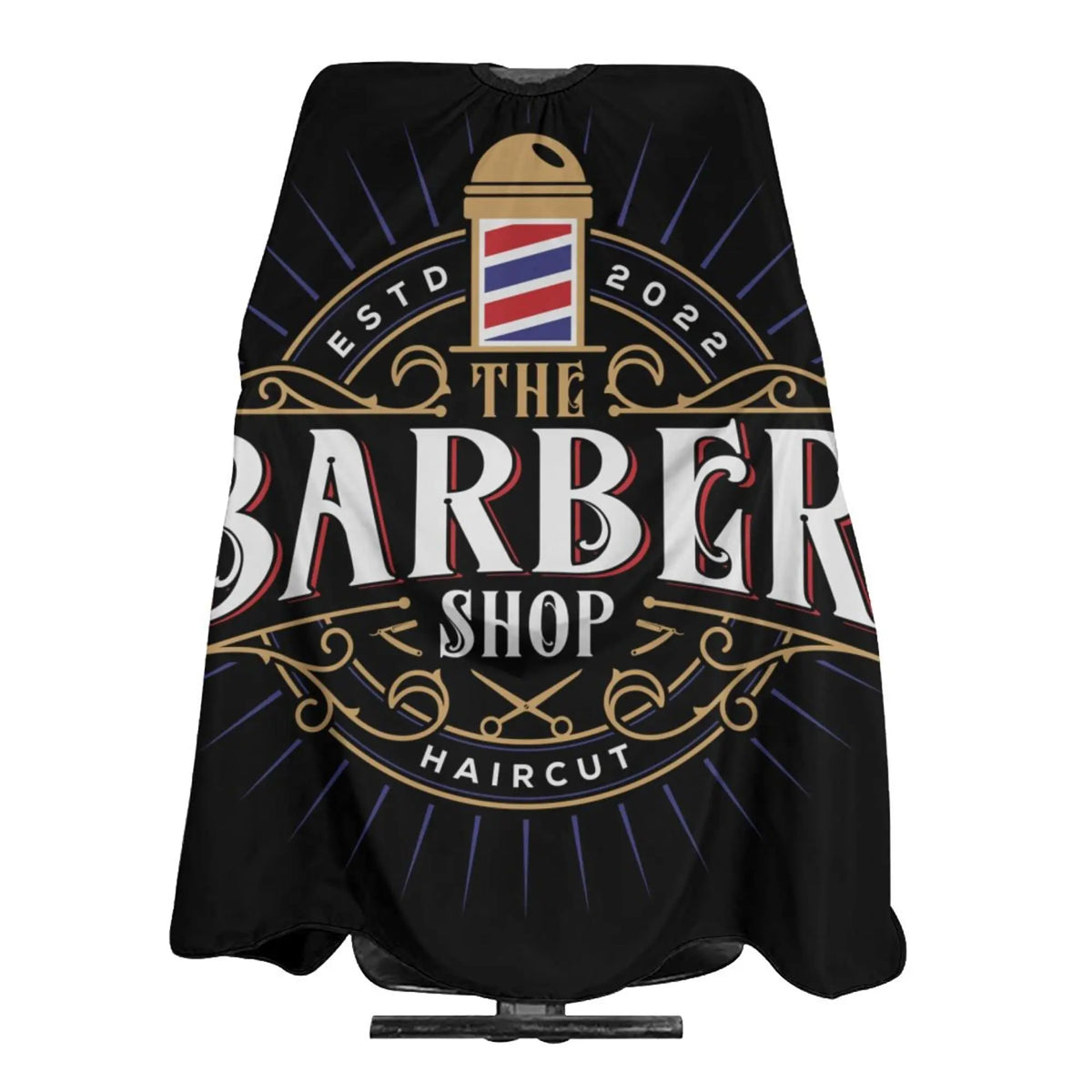 Barber Black Haircut Cloth Hairdresser Apron Hair Cut Cape Hairdress Gown Hairdressing Coat Barbershop Salon Accessory