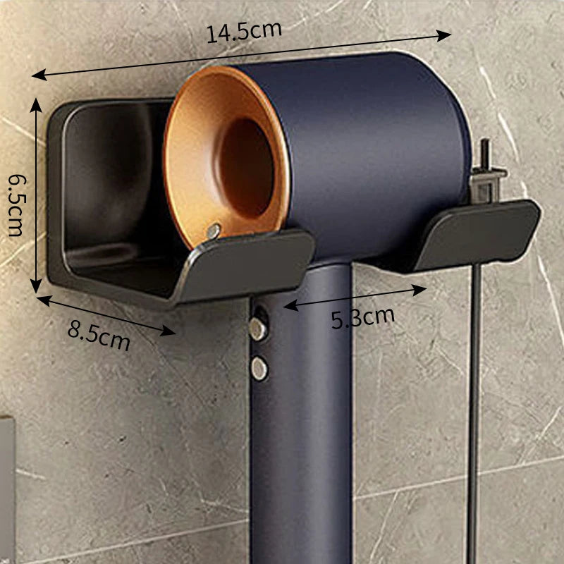 Hair Dryer Cradle Wall Shelves Hair Dryer Holder Hairdryer Organizer Box Blower Holder Shelf
