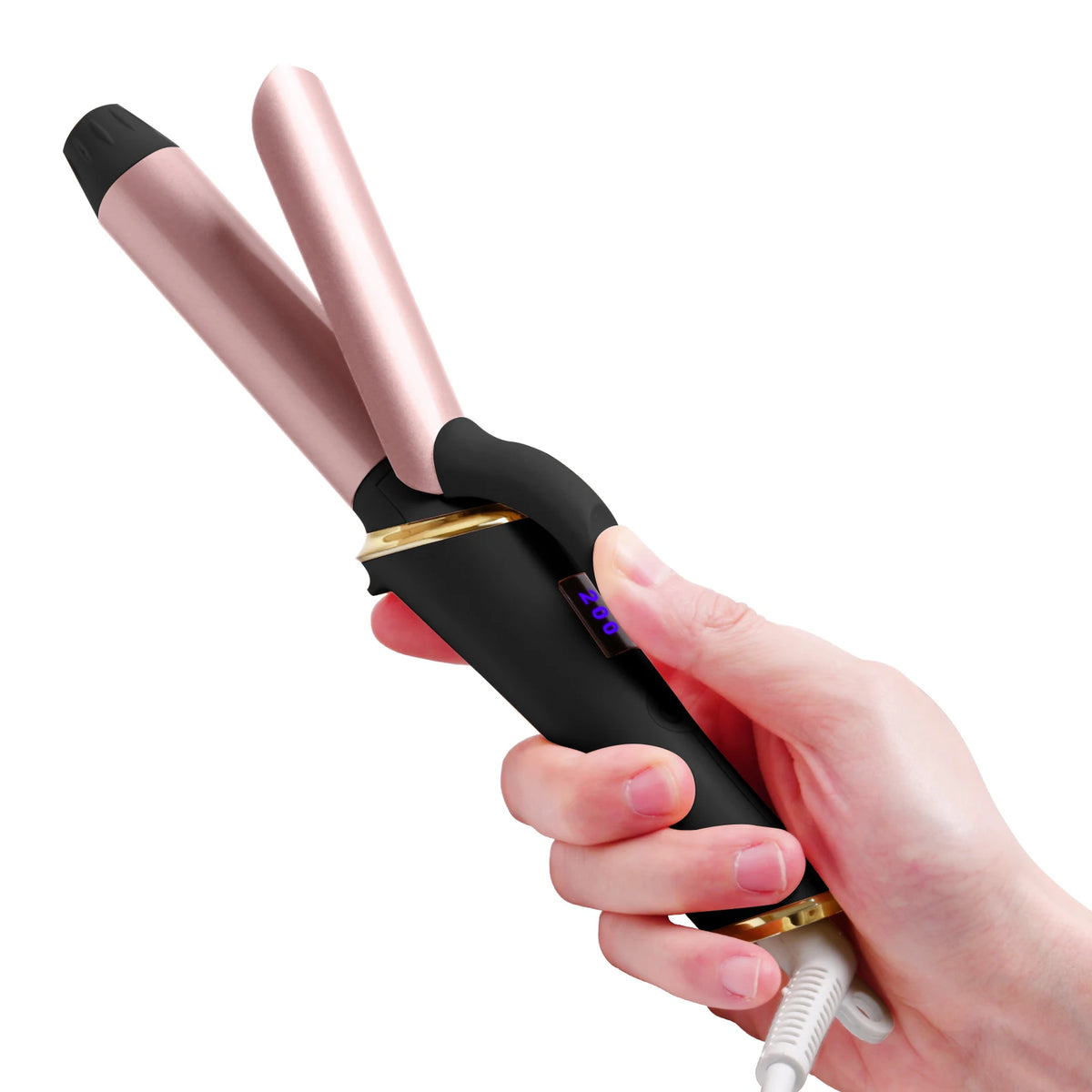 Mini Curling Iron Ceramic Hair Curler 25mm Small Curling Wand Portable Travel Hair Waver Iron Styling Tools for Short Hair