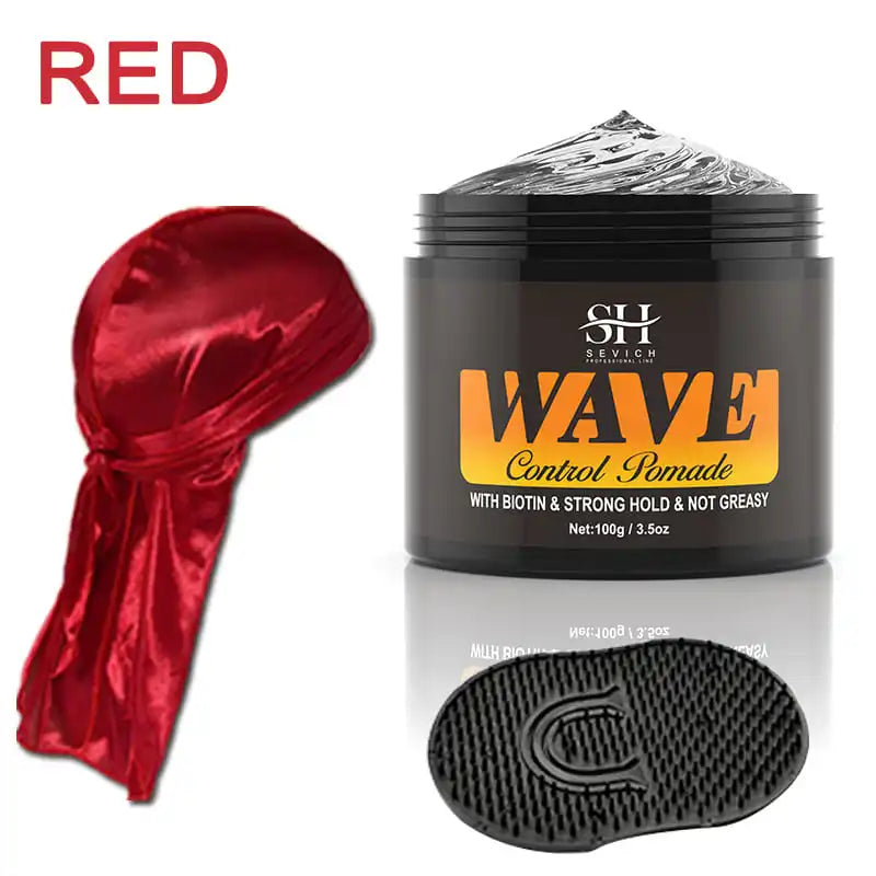Edge Control Hair Gel Wavy Frizz Control Gelatin For Curly Hair Anti-Hair Loss Pomade Hair Styling Nourishing Wax For Hair Man