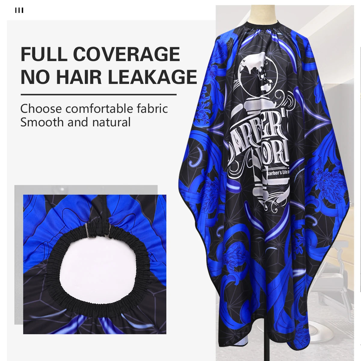 Professional Cutting Cloth Salon Hairdressing Haircut Apron Shawl Waterproof Barber Cape Barbershop Hairdresser Styling Supplies