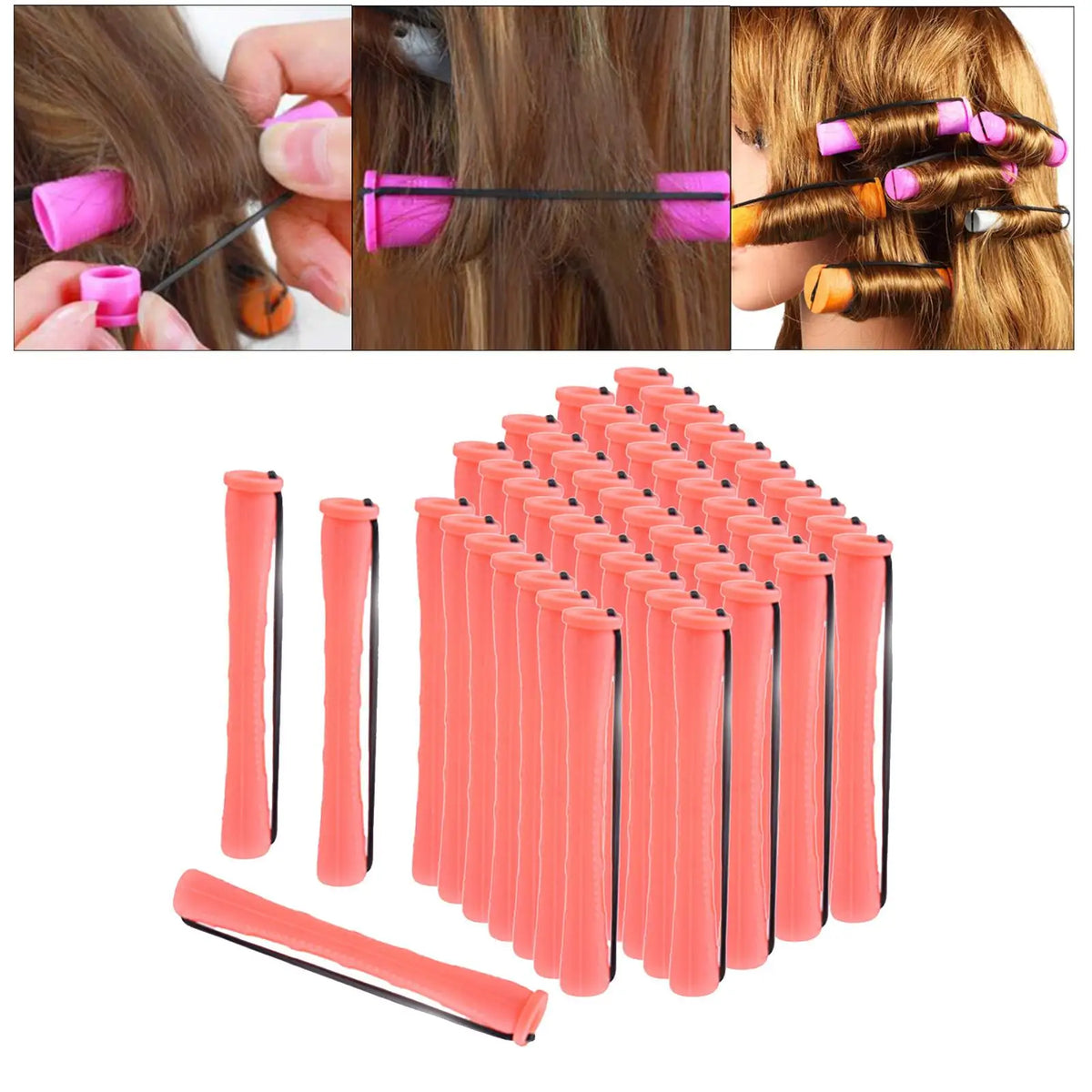 Perm Rodsing Hair No  Non Small Medium Large Size Naturaly Wavy Rod Women Hair Styling Girls