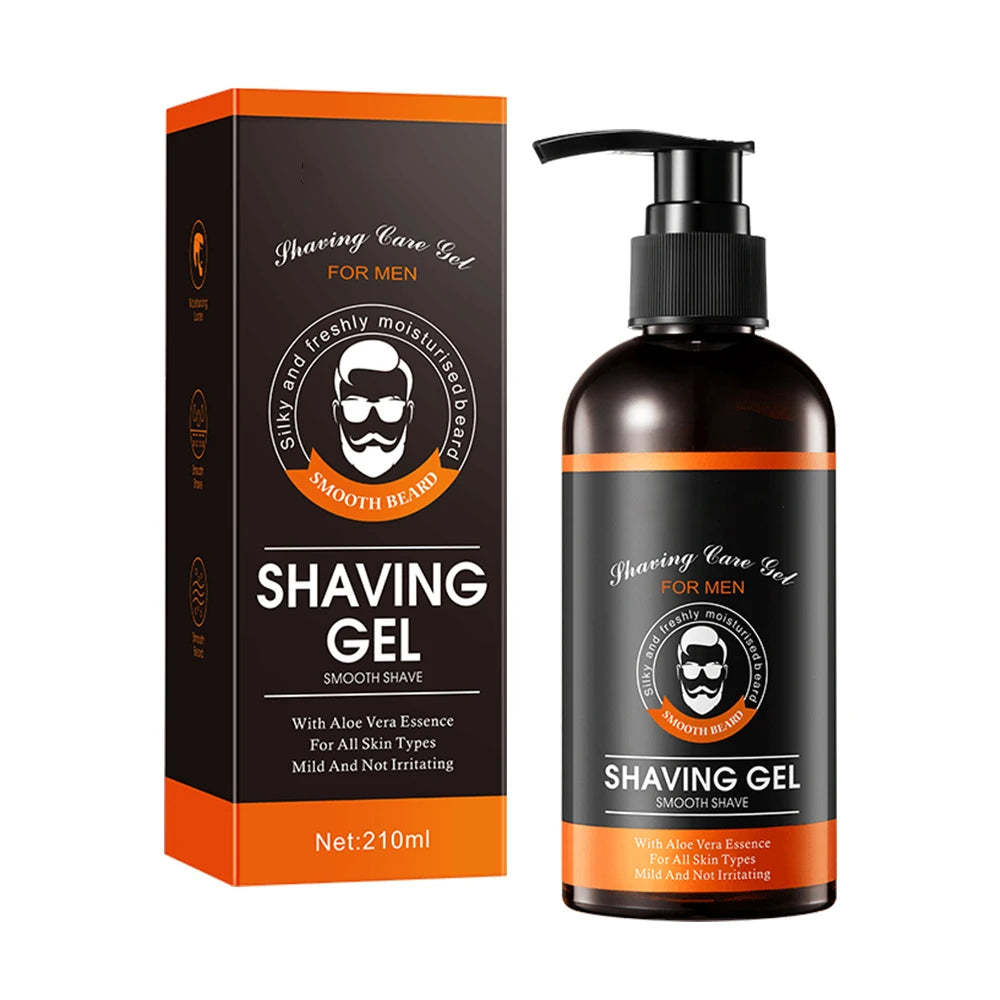 210g Men's Shaving Cream Shaving Soap Foaming Lather Natural Beard Professional Conditioner Razor Barber Salon Tool